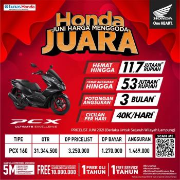 Beli PCX 160 Bulan Juni Dapat Promo Harga Menggoda